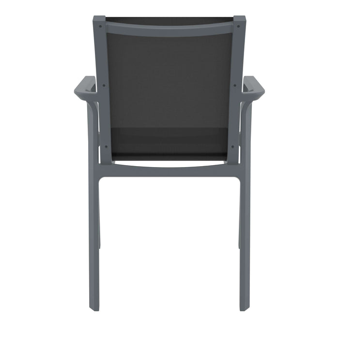 Siesta Pacific Arm Chair - Anthracite/Black