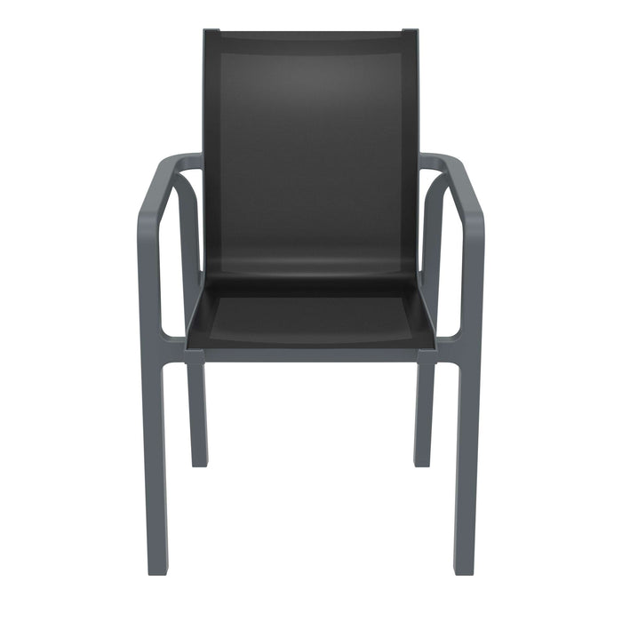 Siesta Pacific Arm Chair - Anthracite/Black