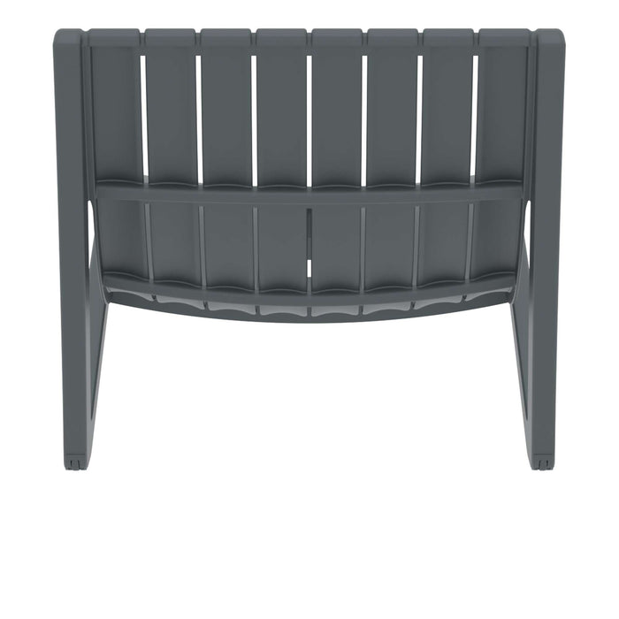 Siesta Slim Sun Lounger - Anthracite