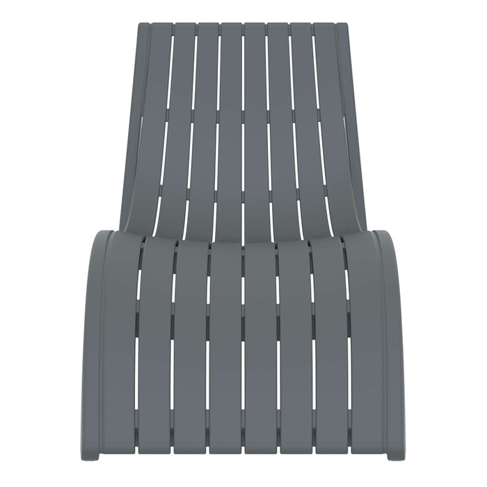 Siesta Slim Sun Lounger - Anthracite