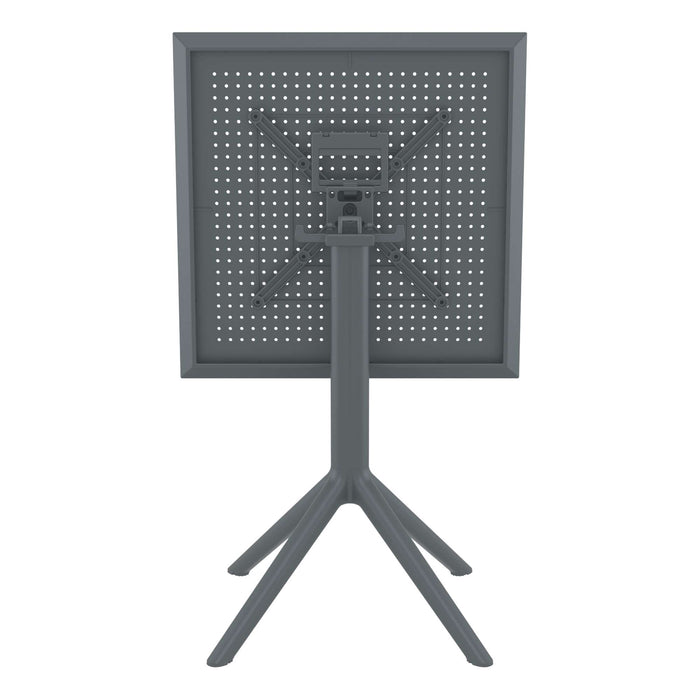 Siesta Sky Folding Table 60 Square - Anthracite