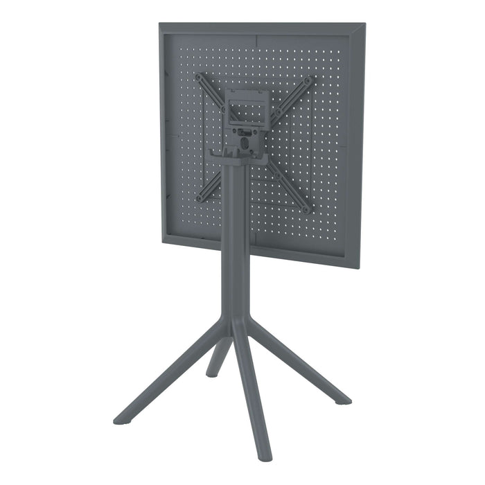 Siesta Sky Folding Table 60 Square - Anthracite