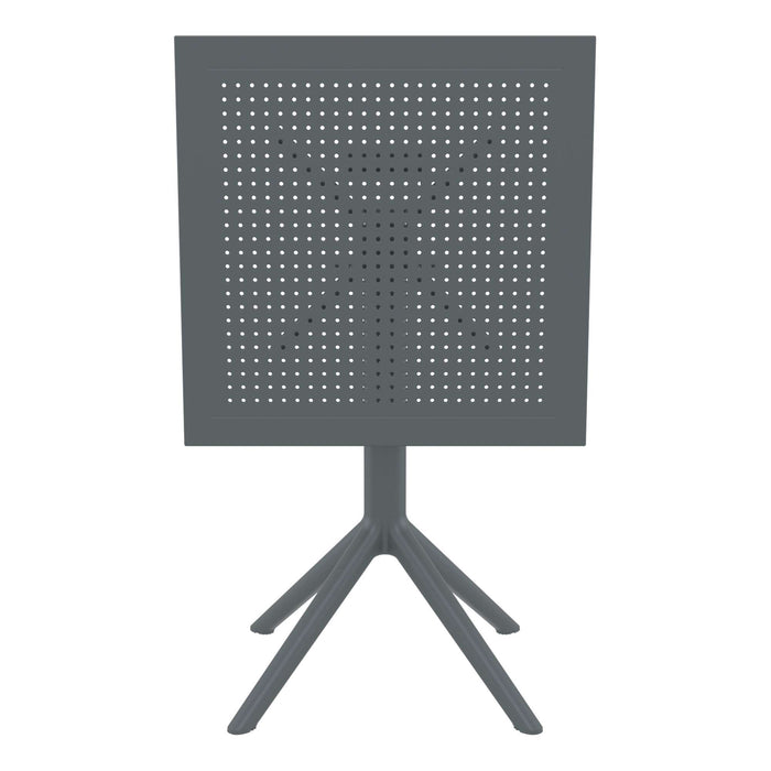 Siesta Sky Folding Table 60 Square - Anthracite
