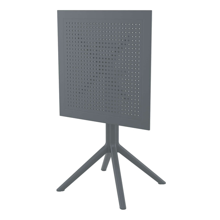 Siesta Sky Folding Table 60 Square - Anthracite