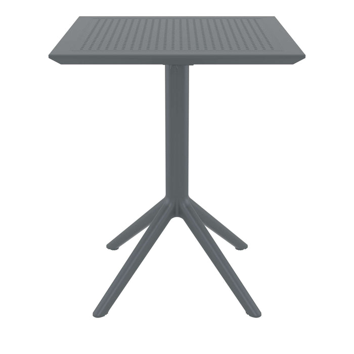 Siesta Sky Folding Table 60 Square - Anthracite