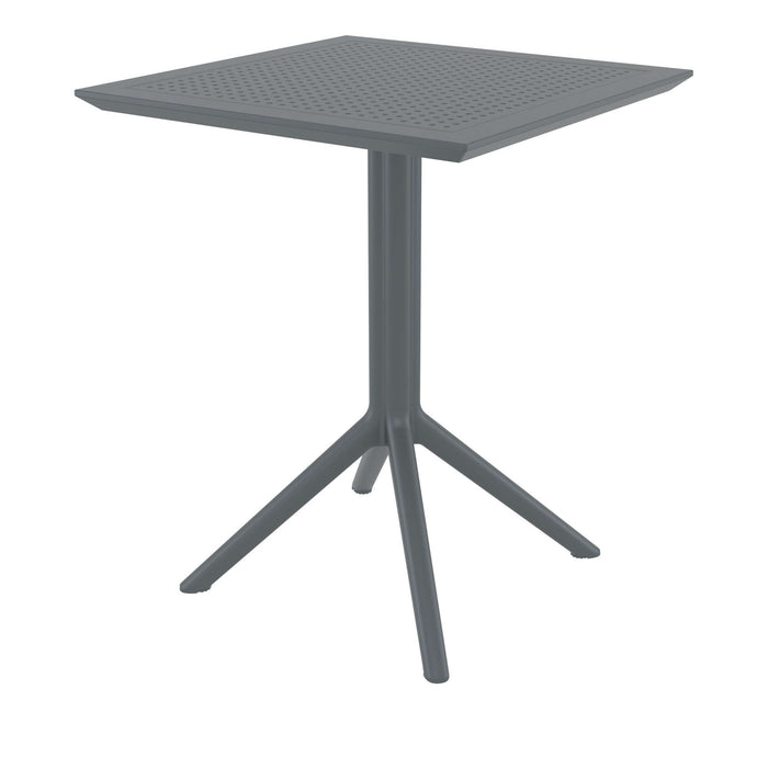 Siesta Sky Folding Table 60 Square - Anthracite