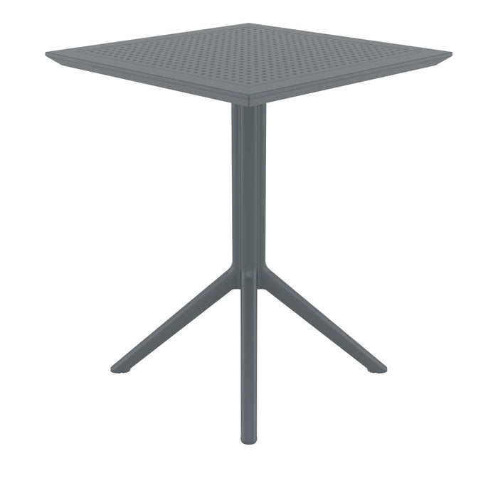 Siesta Sky Folding Table 60 Square - Anthracite