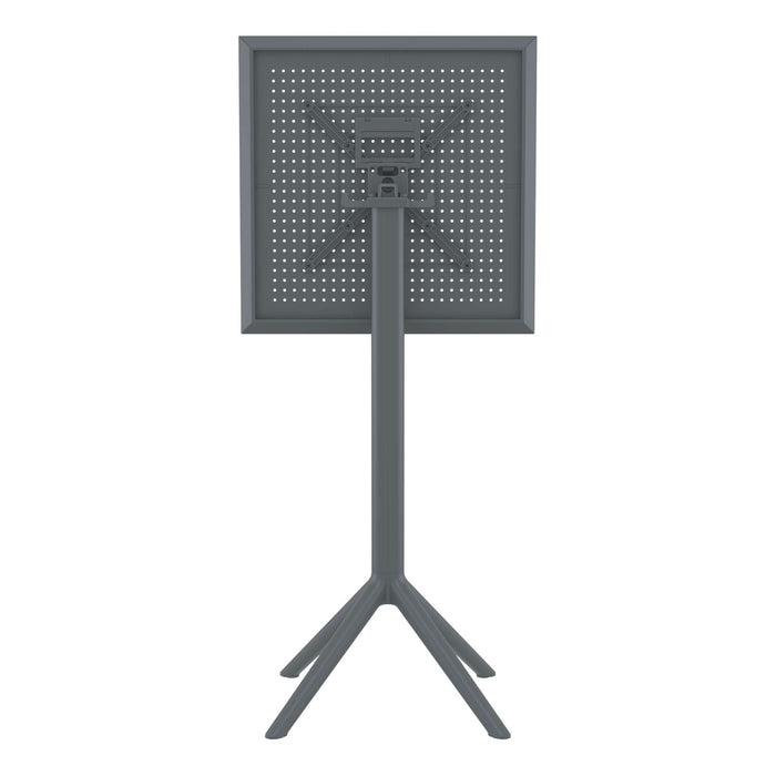 Siesta Sky Folding BAR Table 60 Square - Anthracite