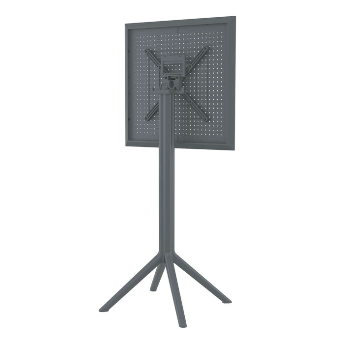 Siesta Sky Folding BAR Table 60 Square - Anthracite