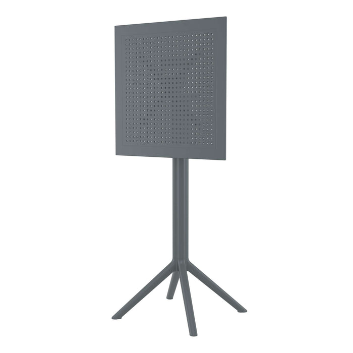 Siesta Sky Folding BAR Table 60 Square - Anthracite