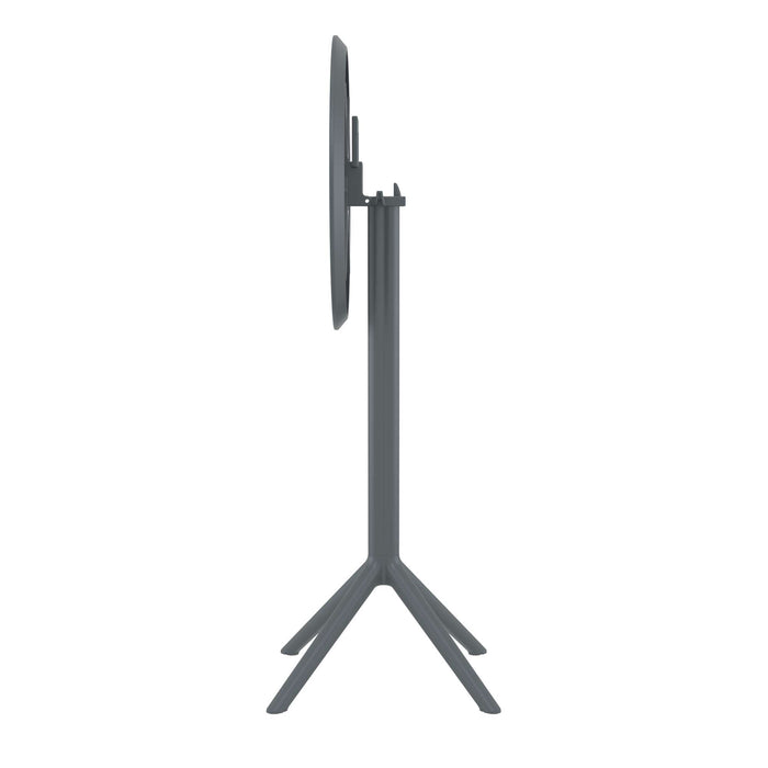 Siesta Sky Folding BAR Table 60 Square - Anthracite