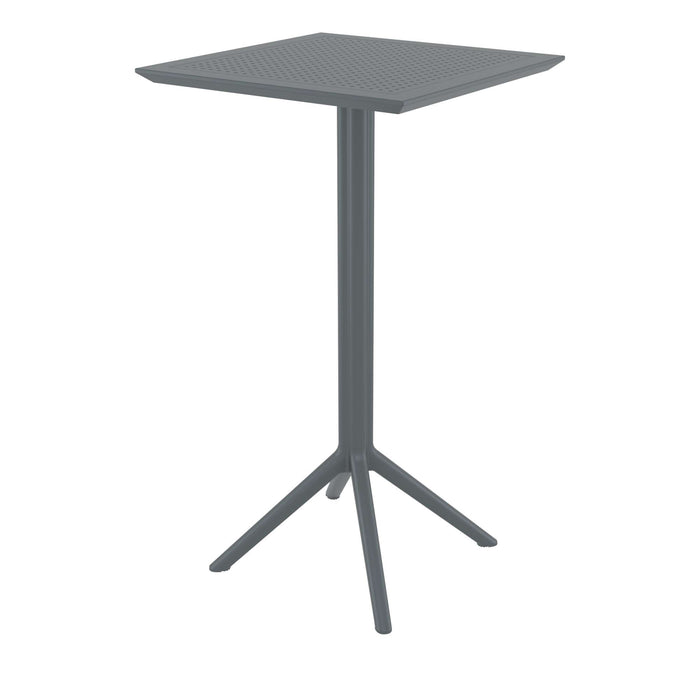Siesta Sky Folding BAR Table 60 Square - Anthracite