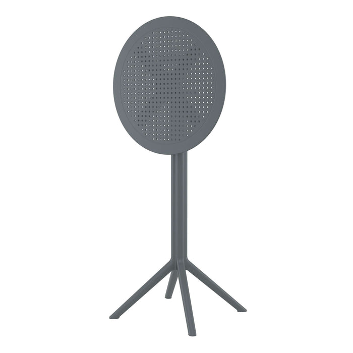 Siesta Sky Folding BAR Table 60 Round - Anthracite