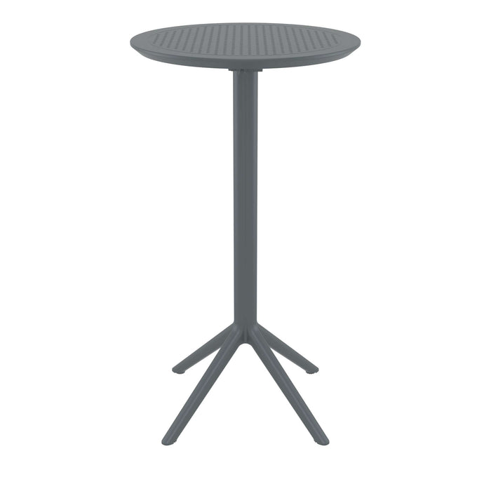 Siesta Sky Folding BAR Table 60 Round - Anthracite