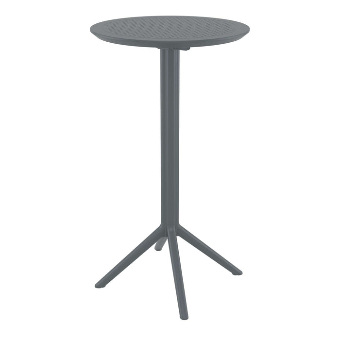 Siesta Sky Folding BAR Table 60 Round - Anthracite
