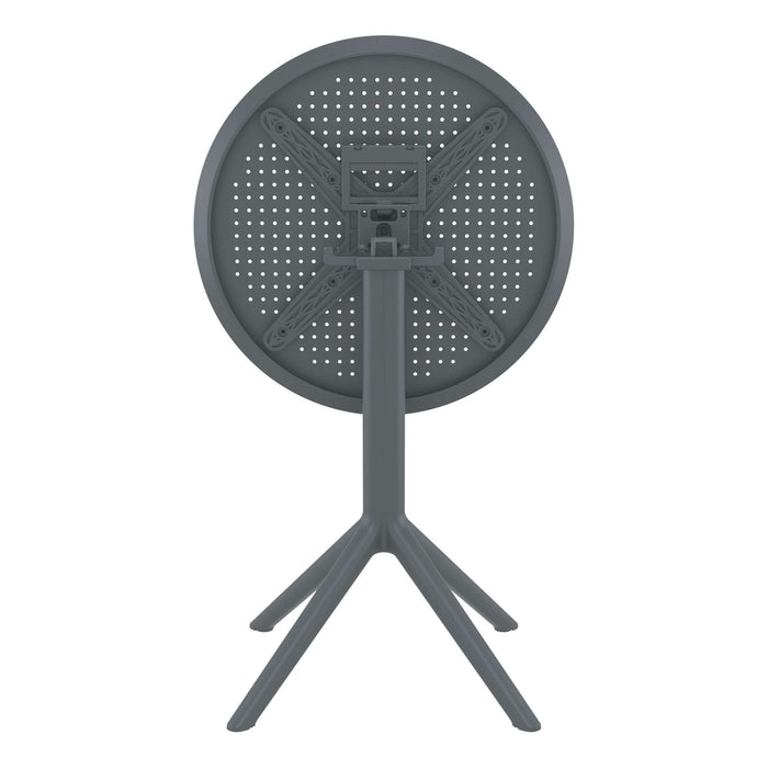 Siesta Sky Folding Table 60 Round - Anthracite