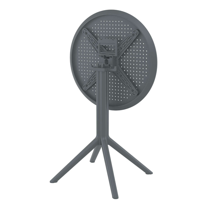 Siesta Sky Folding Table 60 Round - Anthracite