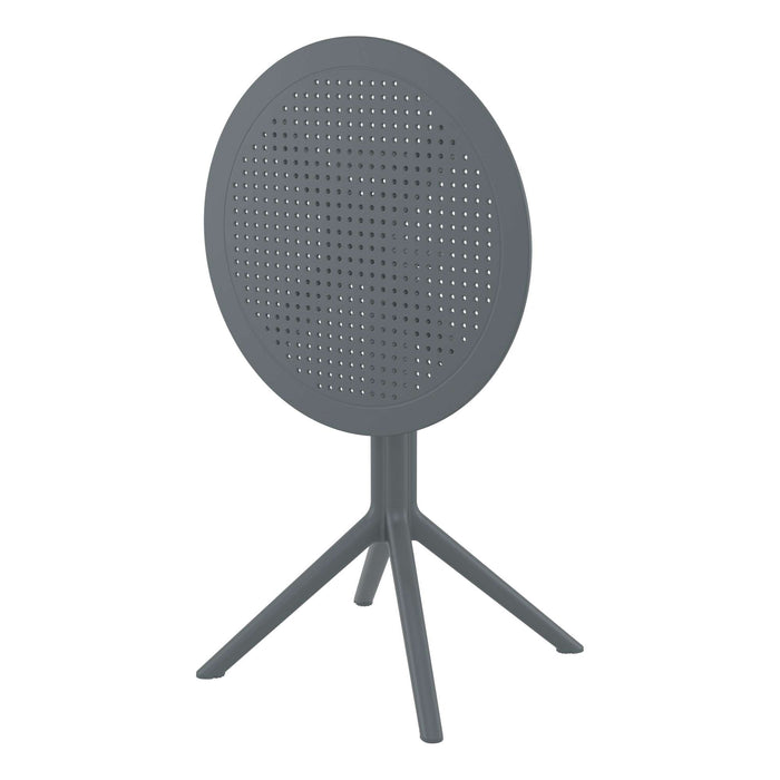 Siesta Sky Folding Table 60 Round - Anthracite