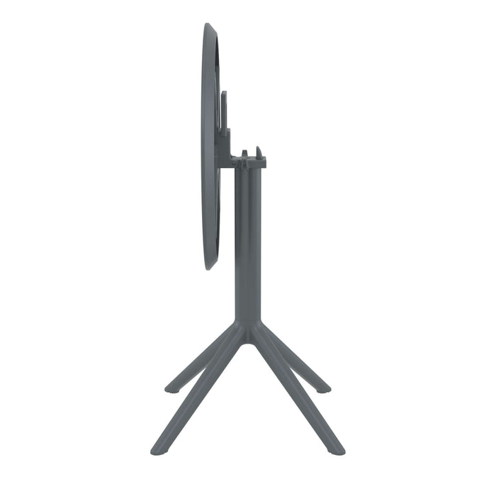 Siesta Sky Folding Table 60 Round - Anthracite