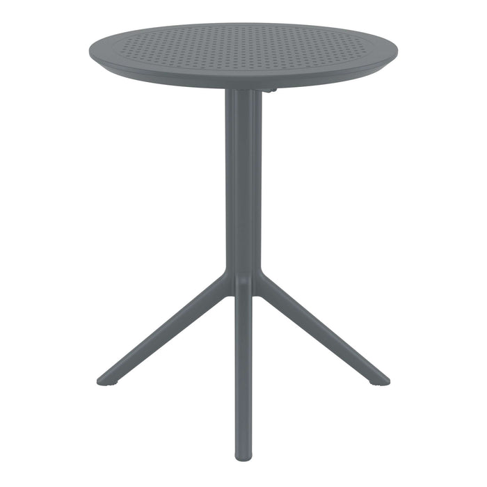 Siesta Sky Folding Table 60 Round - Anthracite