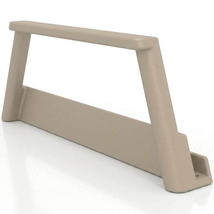Siesta Tropic Sun Lounger arm set, Taupe - single arm shown on its own