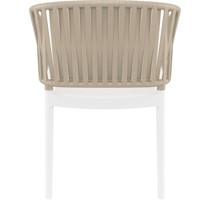 Siesta Portofino Armchair - White/Taupe