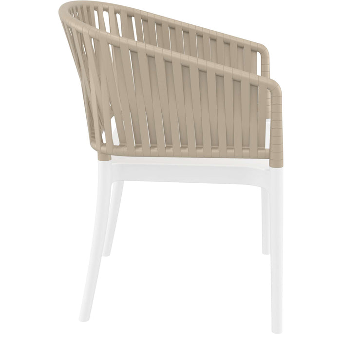 Siesta Portofino Armchair - White/Taupe