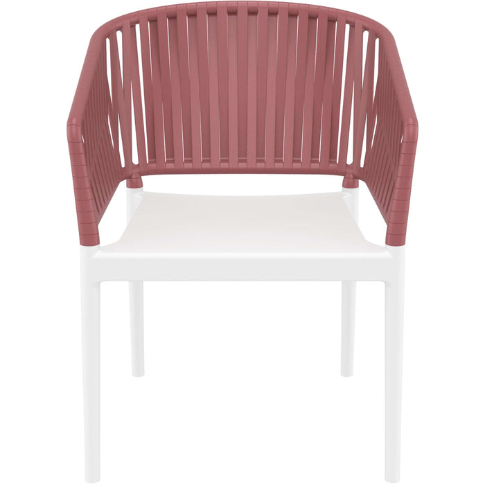 Siesta Portofino Armchair - White/Marsala