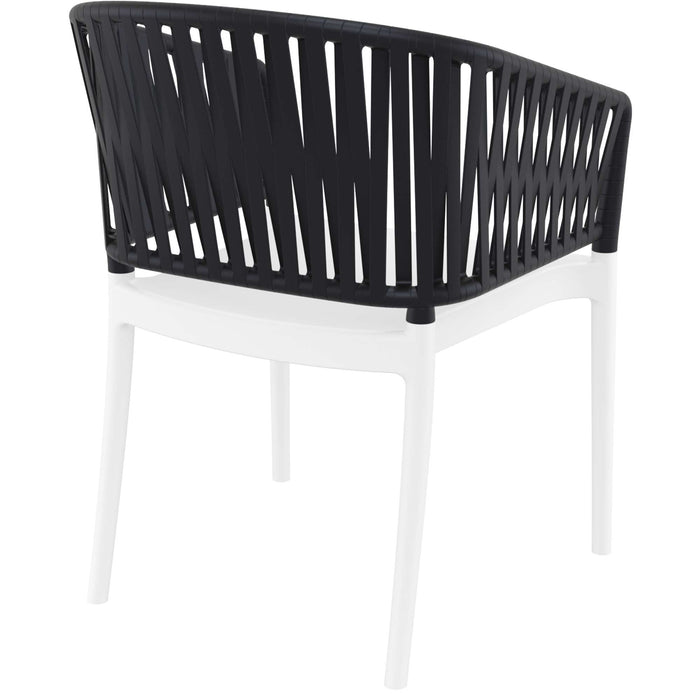 Siesta Portofino Armchair - White/Black