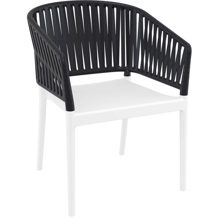 Siesta Portofino Armchair - White/Black