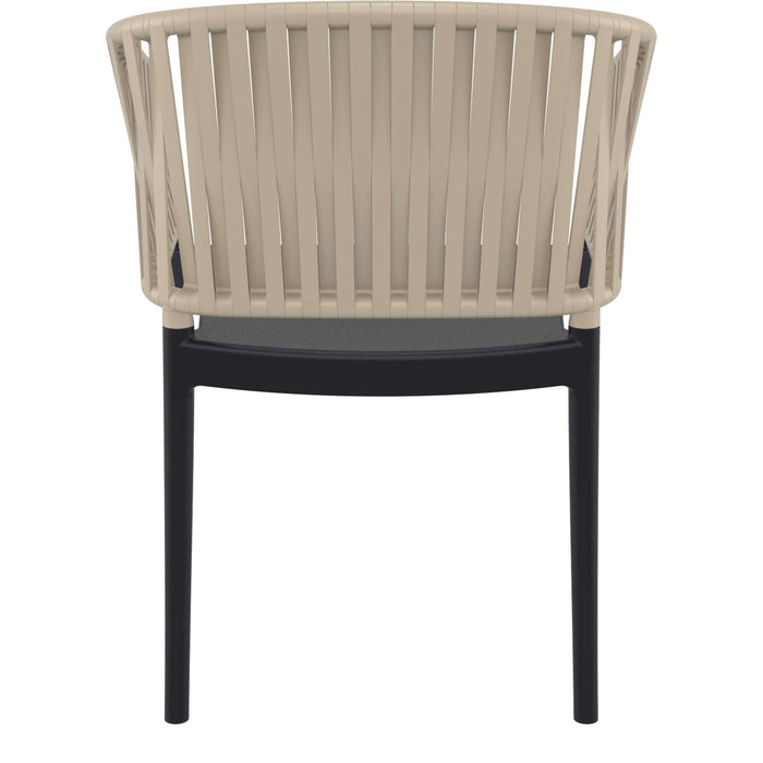 Siesta Portofino Armchair - Black/Taupe