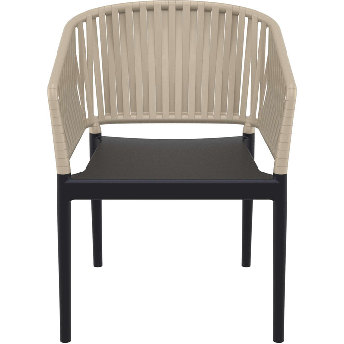 Siesta Portofino Armchair - Black/Taupe
