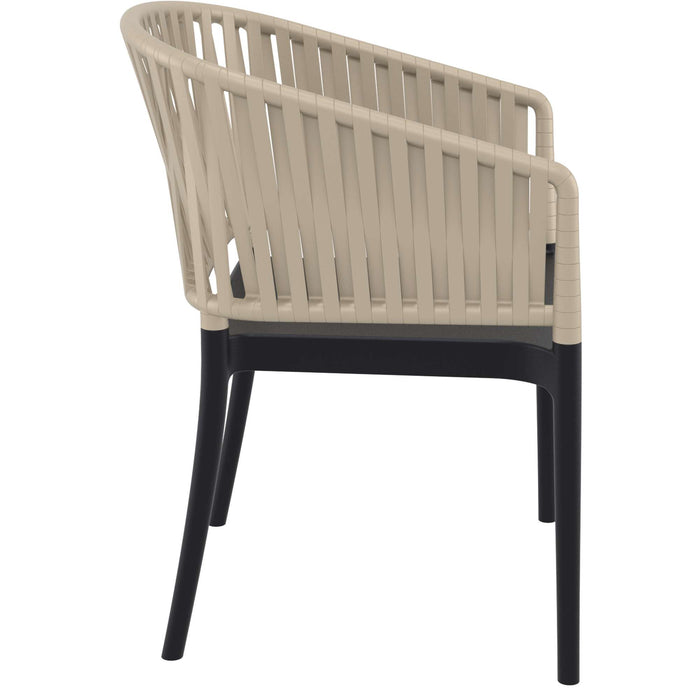 Siesta Portofino Armchair - Black/Taupe