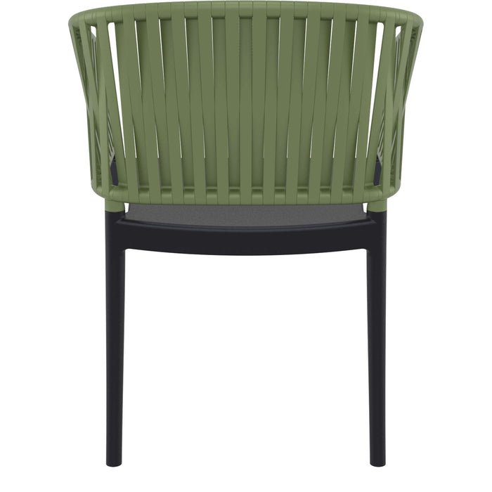 Siesta Portofino Armchair - Black/Olive Green