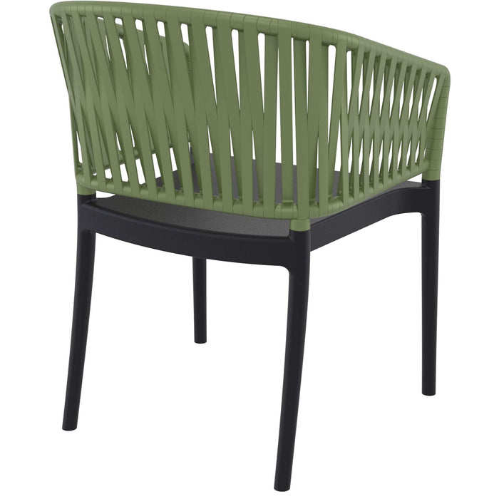 Siesta Portofino Armchair - Black/Olive Green