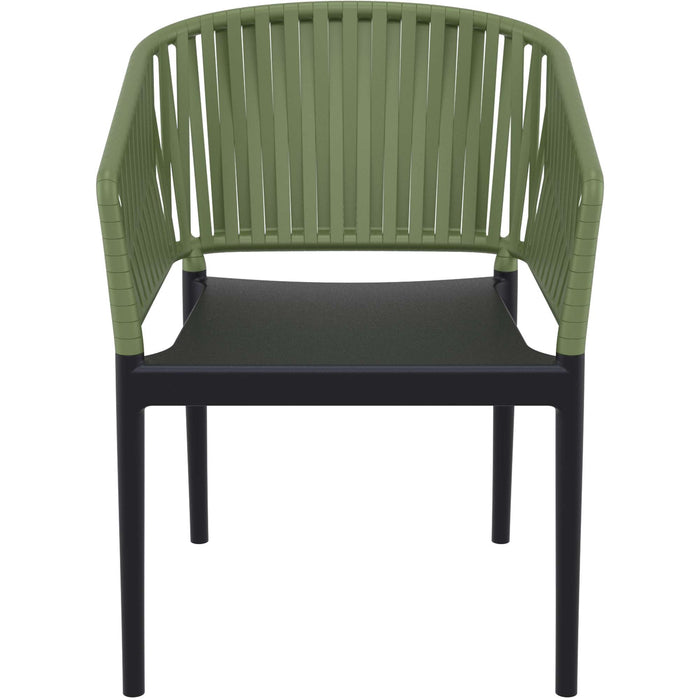 Siesta Portofino Armchair - Black/Olive Green