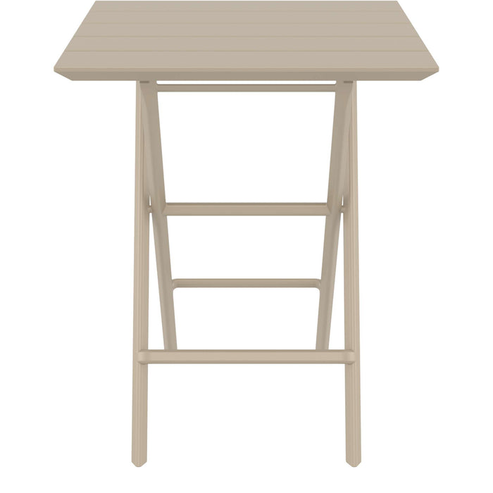 Siesta Helen Folding Table 60 Square - Taupe