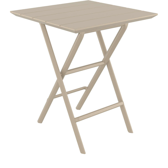 Siesta Helen Folding Table 60 Square - Taupe