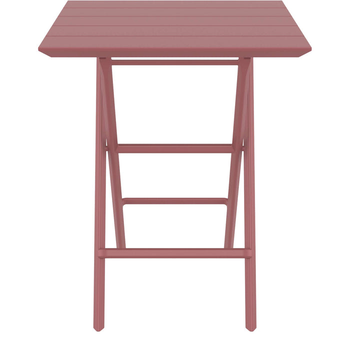 Siesta Helen Folding Table 60 Square - Marsala