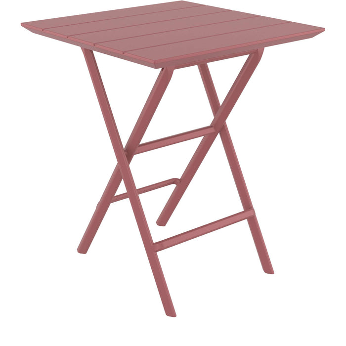 Siesta Helen Folding Table 60 Square - Marsala