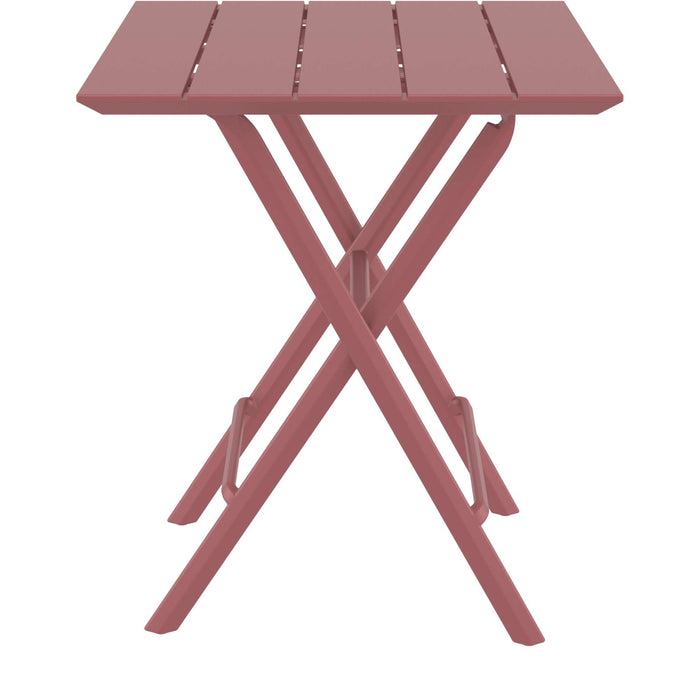 Siesta Helen Folding Table 60 Square - Marsala
