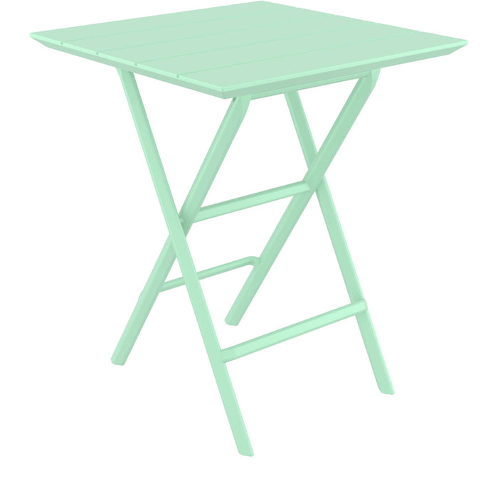 Siesta Helen Folding Table 60 Square - Opaline Green