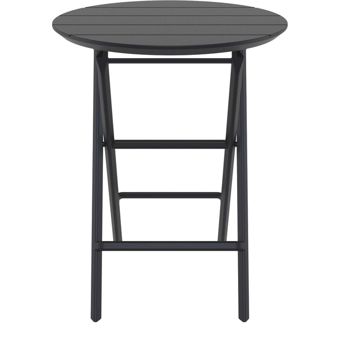 Siesta Helen Folding Table 60 Round - Black