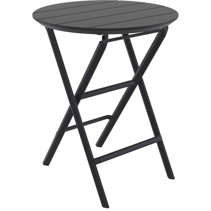 Siesta Helen Folding Table 60 Round - Black