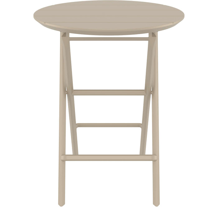 Siesta Helen Folding Table 60 Round - Taupe