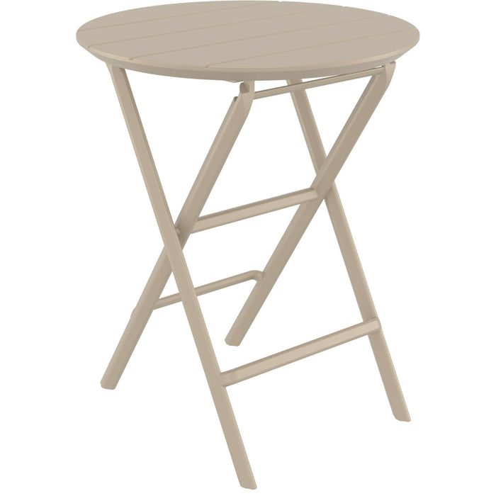 Siesta Helen Folding Table 60 Round - Taupe