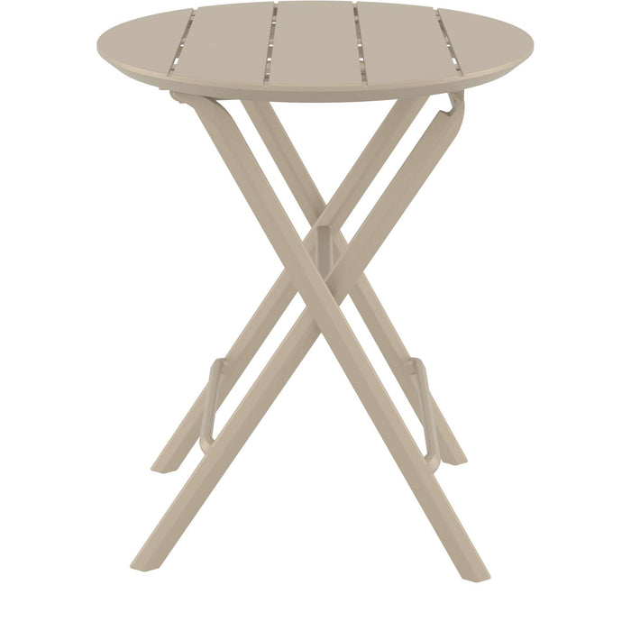 Siesta Helen Folding Table 60 Round - Taupe