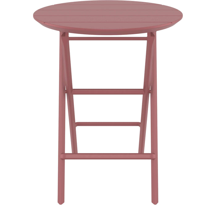 Siesta Helen Folding Table 60 Round - Marsala