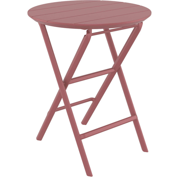 Siesta Helen Folding Table 60 Round - Marsala
