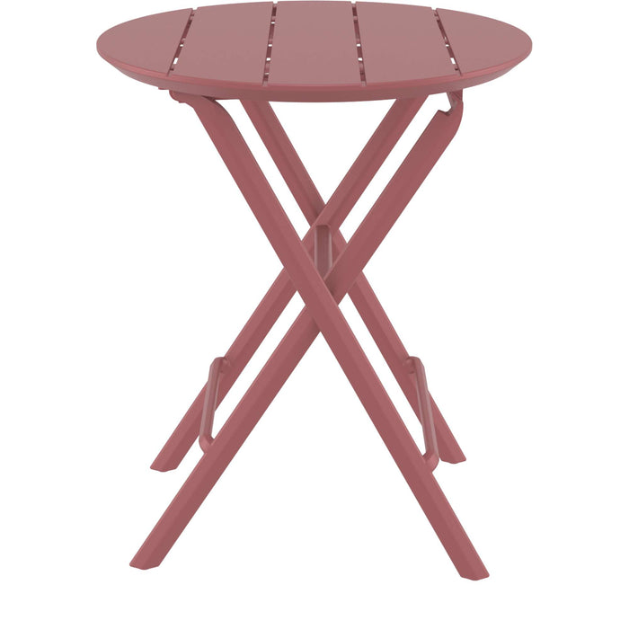 Siesta Helen Folding Table 60 Round - Marsala